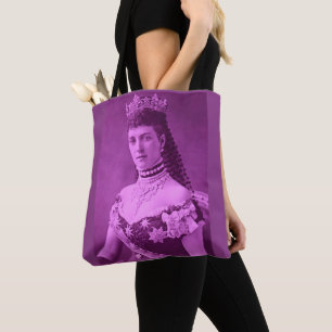 Princess Alexandra från Danmark i lavender Tygkasse
