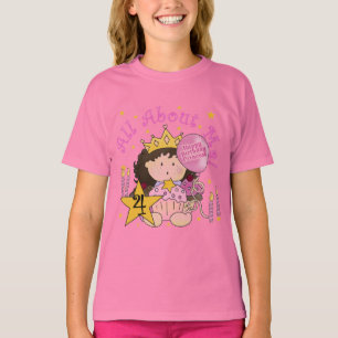 Princess All Om Me 4e födelsedagen Tshirts