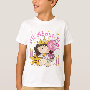 Princess All Om Me 4e födelsedagen Tshirts
