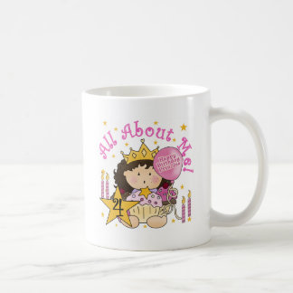 Princess All Om Me 4e födelsedagen Tshirts Kaffemugg