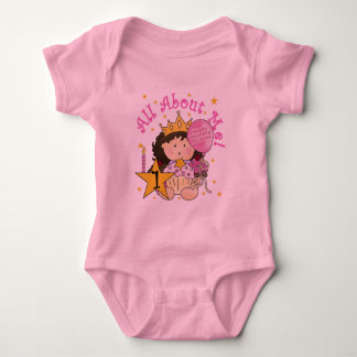 Princess Allt om mig 1:a födelsedagstskjortan Tee Shirt