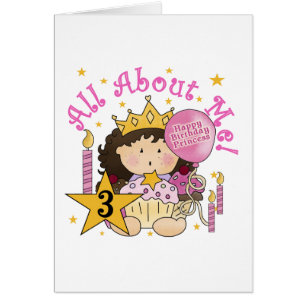 Princess Allt om mig Tshirts Hälsningskort
