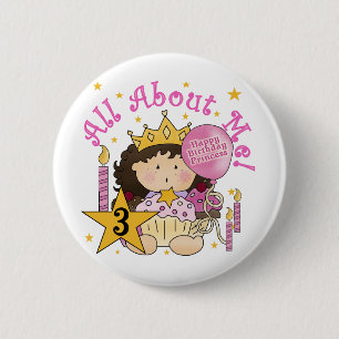 Princess Allt om mig Tshirts Knapp