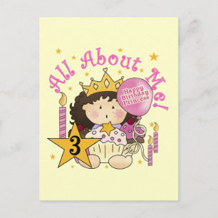 Princess Allt om mig Tshirts Vykort