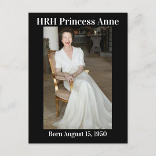 Princess Anne, född den 15 augusti 1950 Vykort