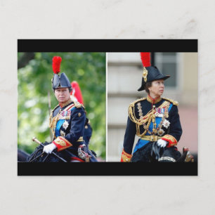 Princess Anne som överste, Blues & Royal Vykort