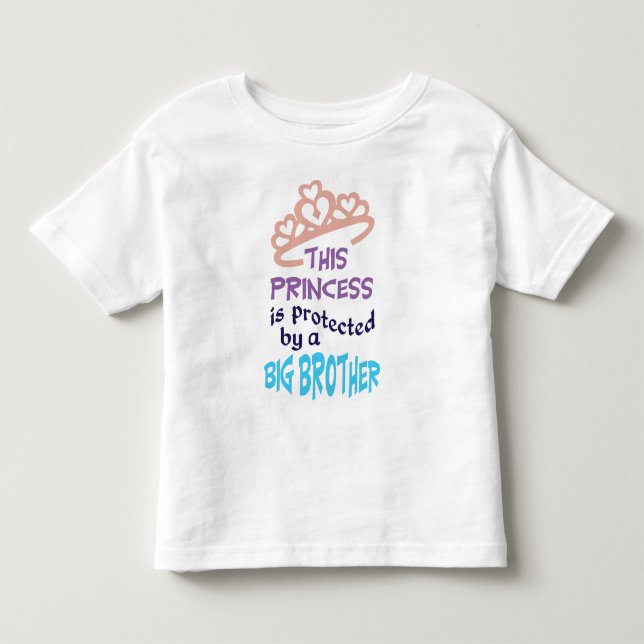 Princess är skyddat t shirt (Framsida)