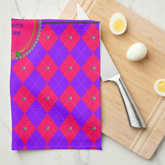 Princess Argyle Kitchen Towel Kökshandduk (Vikt i Fjärdedel)