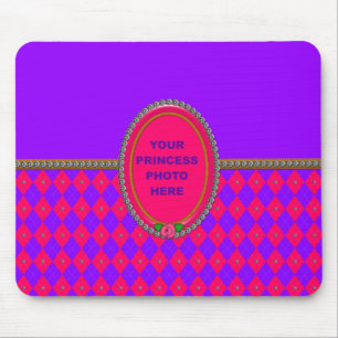 Princess Argyle Photo Mouse Pad Musmatta