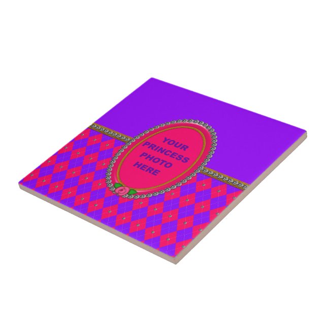 Princess Argyle Ram-Square Tile Kakelplatta (Sidan)
