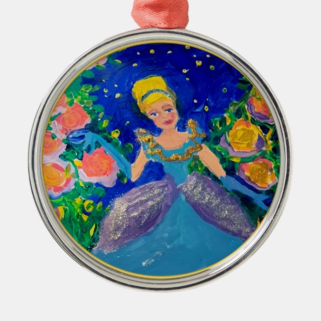 Princess "Art by Kids" Julgransprydnad Metall (Framsidan)