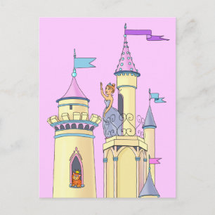 Princess at Fairy Tale Castle - vykort