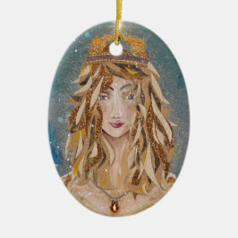 Princess Aurelie av Susan M. Epperly  Julgransprydnad Keramik