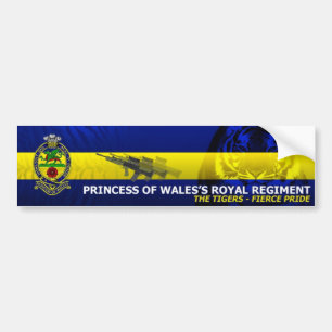 Princess av Wales kungliga Regiment - Bildekal