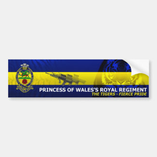 Princess av Wales kungliga Regiment - Bildekal