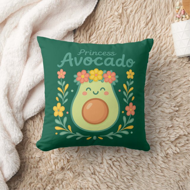 Princess Avocado Kudde (Filt)