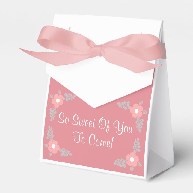 Princess Baby Favor Boxes! Presentaskar (Framsidan Sidan)