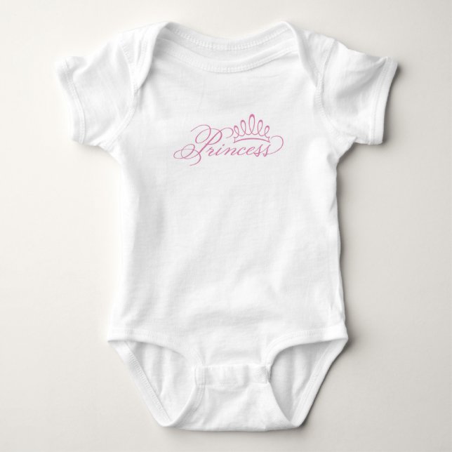 Princess/Baby Jersey Bodydräkt Tee Shirt (Framsida)