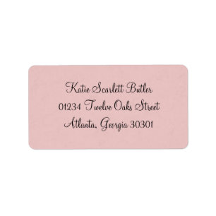 Princess Baby Shower Adressetikett