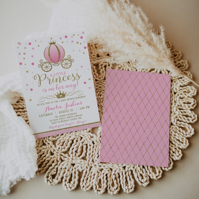 Princess Baby Shower-inbjudan Inbjudningar (Skapare uppladdad)