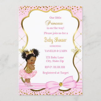 Princess Baby Shower-inbjudan Inbjudningar