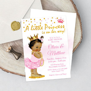 Princess Baby Shower-inbjudan, Little Princess Inbjudningar