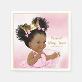 Princess Baby Shower Papper Napkins Pappersservett