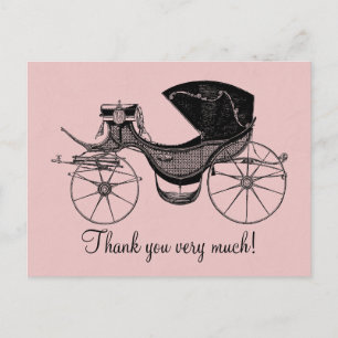Princess Baby Shower Tack Vykort