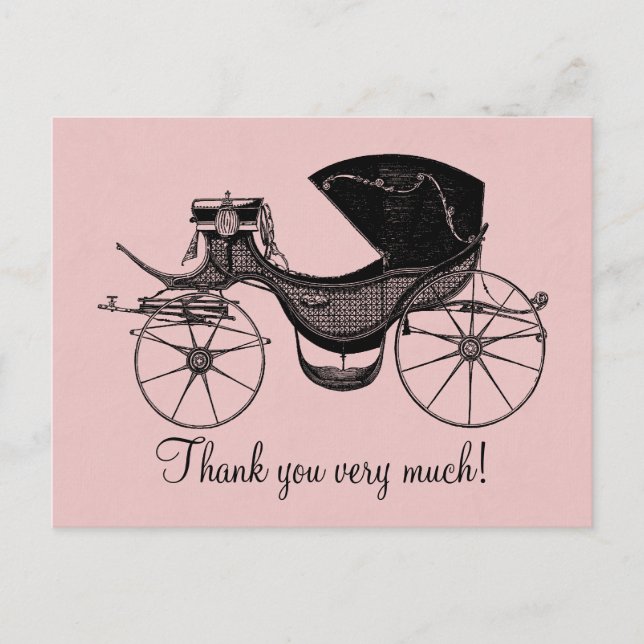 Princess Baby Shower Tack Vykort (Framsida)