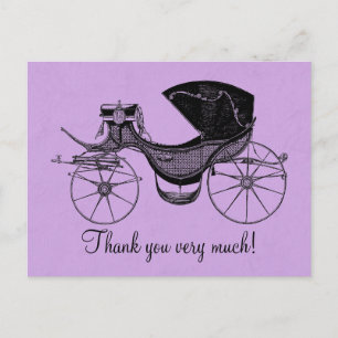 Princess Baby Shower Tack Vykort