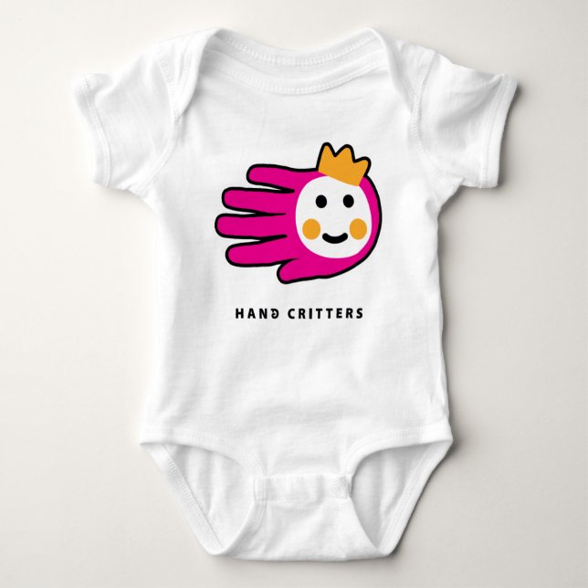 Princess baby t-shirt bodydress (Framsida)
