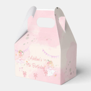 Princess Ballerina Birthday Favor Box Presentaskar