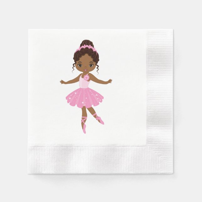 Princess Ballerina Event Napkins Pappersservett (Framsidan)
