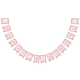 Princess Ballerina Födelsedagsfest Banner Vimplar