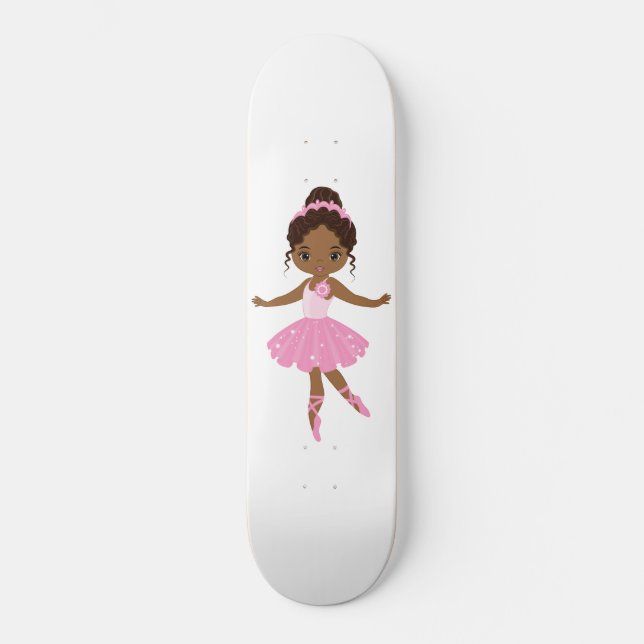 Princess Ballerina Mini Skateboard Bräda 18,5 Cm (Framsida)