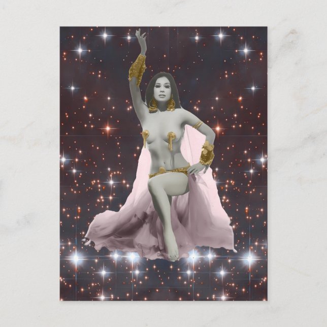 Princess Banu, Cosmic Belly Dancer Vykort (Framsida)