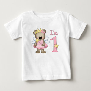 Princess Bear 1:a födelsedagen T-shirt