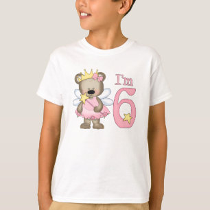Princess Bear 6e Birthday T-shirt