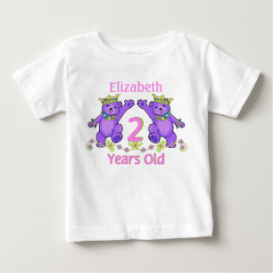 Princess Bears 2:a födelsedag T-shirt