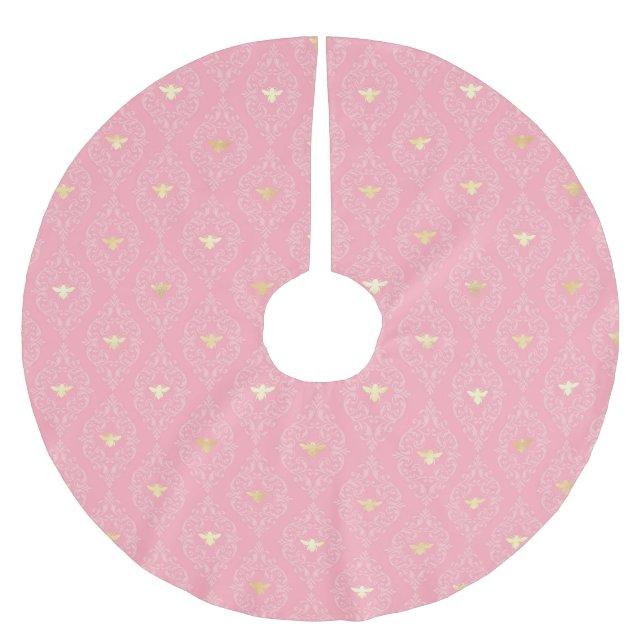 Princess Bee Series Design #3 Julgransmatta Borstad Polyester (Framsidan)