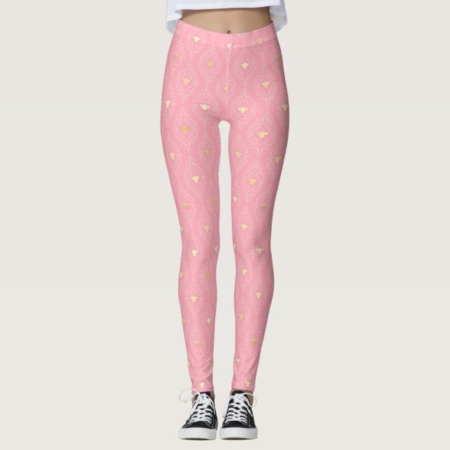 Princess Bee Series Design #3 Leggings (Framsida)