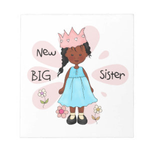 Princess Big Sister African Anteckningsblock