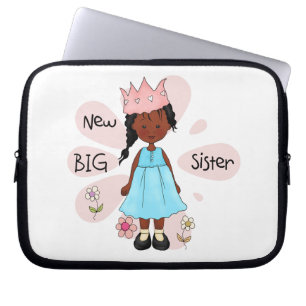 Princess Big Sister African Laptop Sleeve