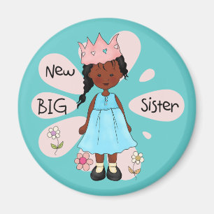 Princess Big Sister African Magnet