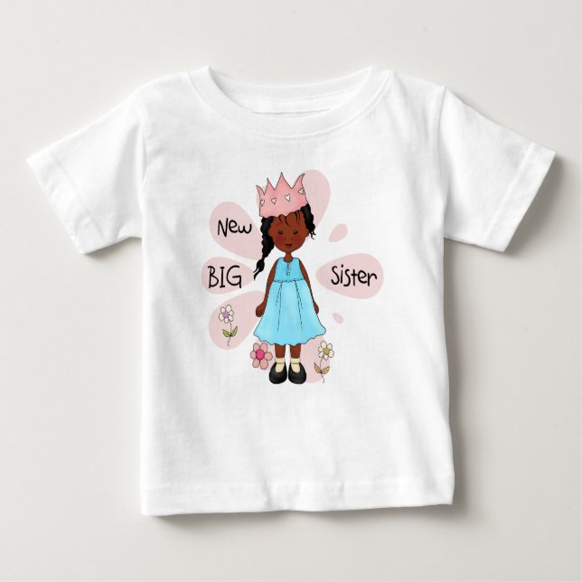 Princess Big Sister African T Shirt (Framsida)