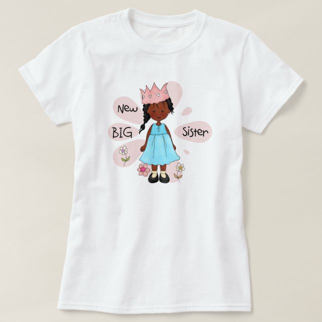 Princess Big Sister African Tee (Design framsida)