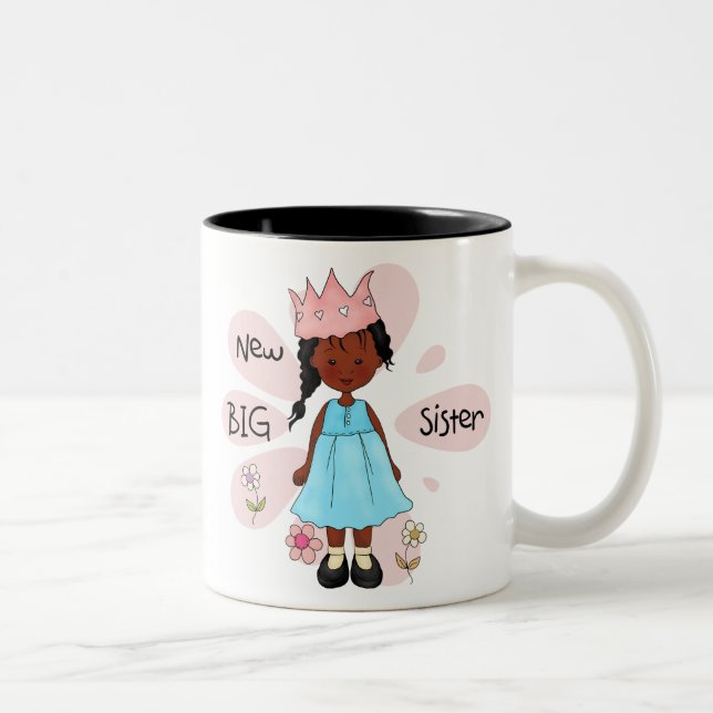 Princess Big Sister African Två-Tonad Mugg (Höger)