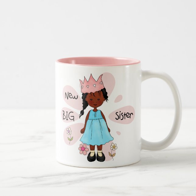Princess Big Sister African Två-Tonad Mugg (Höger)