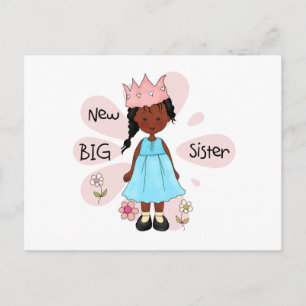 Princess Big Sister African Vykort