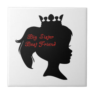 Princess Big Sister Best Friend Kakelplatta